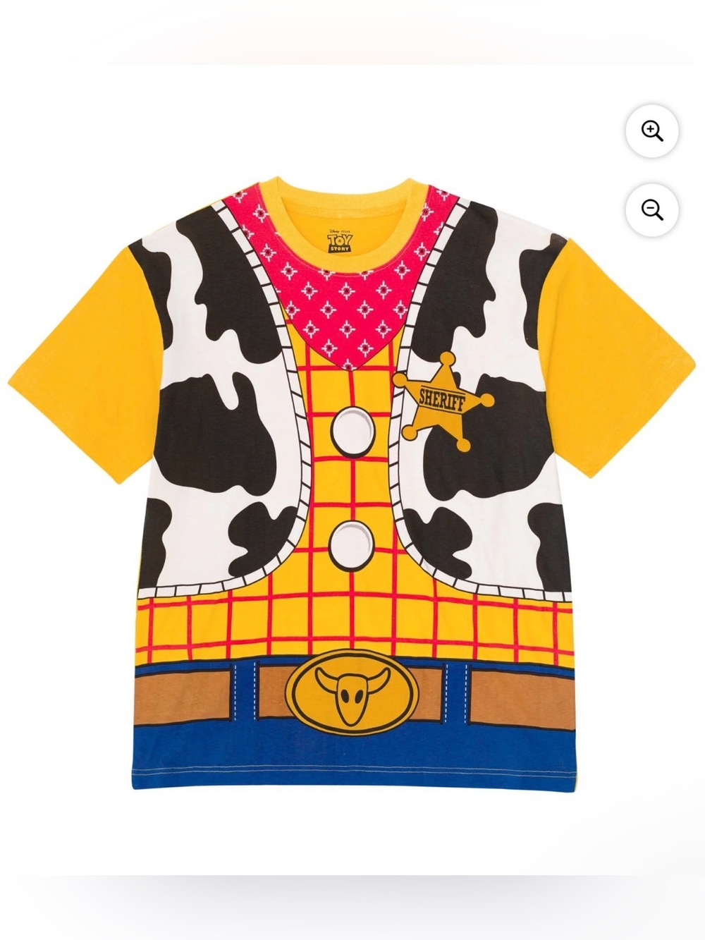 Disney Toy Story Woody-Inspired Yellow Multi Kids Tee